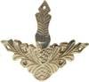 Cast brass Camel Back Trunk Corner T-131